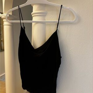 Zara Black Cowl Neck Camisole